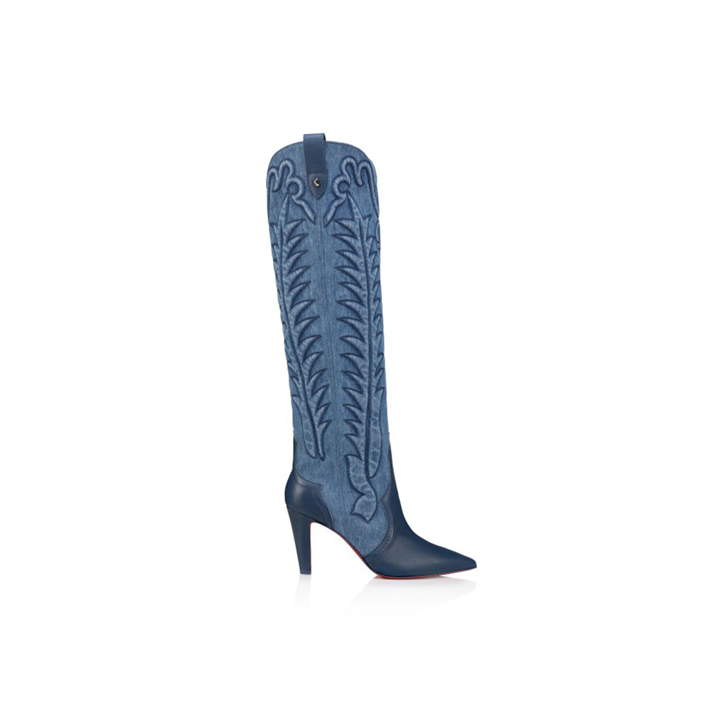 chr1st1an louboutin nappa leather and De*1m boots